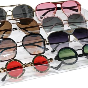 Organizador de lentes de sol Pantalla transparente para lentes Almacenamiento de anteojos Soporte para aceites esenciales (4 capas) Organizador de lentes de sol Pantalla transparente para lentes Almacenamiento de anteojos Soporte para aceites esenciales (4 capas)
