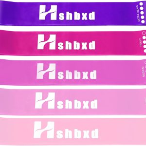 Bandas de ejercicio de resistencia para entrenar mujeres y hombres, paquete de 5 diferentes niveles de resistencia bandas de ejercicio para fitness Bandas de ejercicio de resistencia para entrenar mujeres y hombres, paquete de 5 diferentes niveles de resistencia bandas de ejercicio para fitness