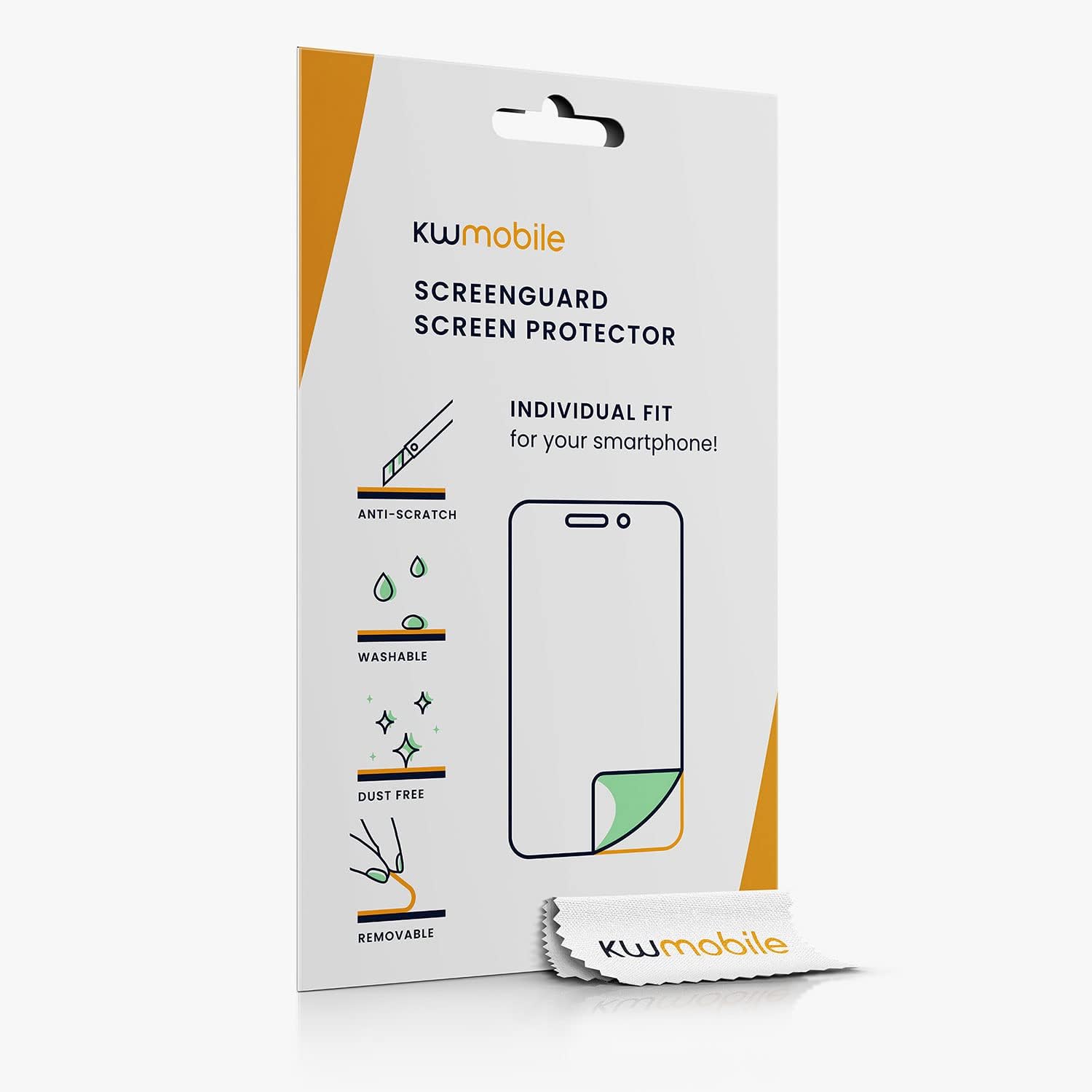 kwmobile Juego de 3 protectores de pantalla compatibles con Xiaomi 11 Lite (5G) NEMi 11 Lite (5G)  Películas antirreflejos antihuellas  mate