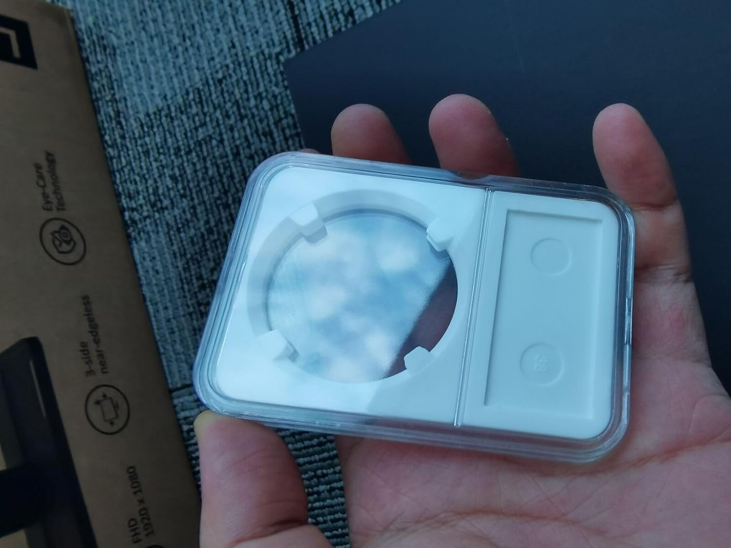 10 piezas de losa de monedas a presión, caja de colección de almacenamiento para NGC PCGS grado (0.866 in)