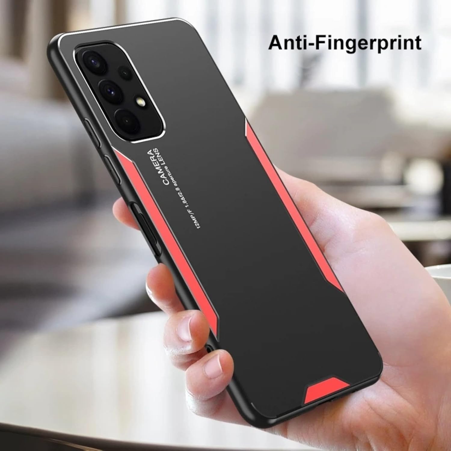 Luxury Business – Funda de metal ultrafina para hombre para Samsung Galaxy A52 A53 A51 A32 5G 4G, aleación de aluminio + TPU cubierta trasera de