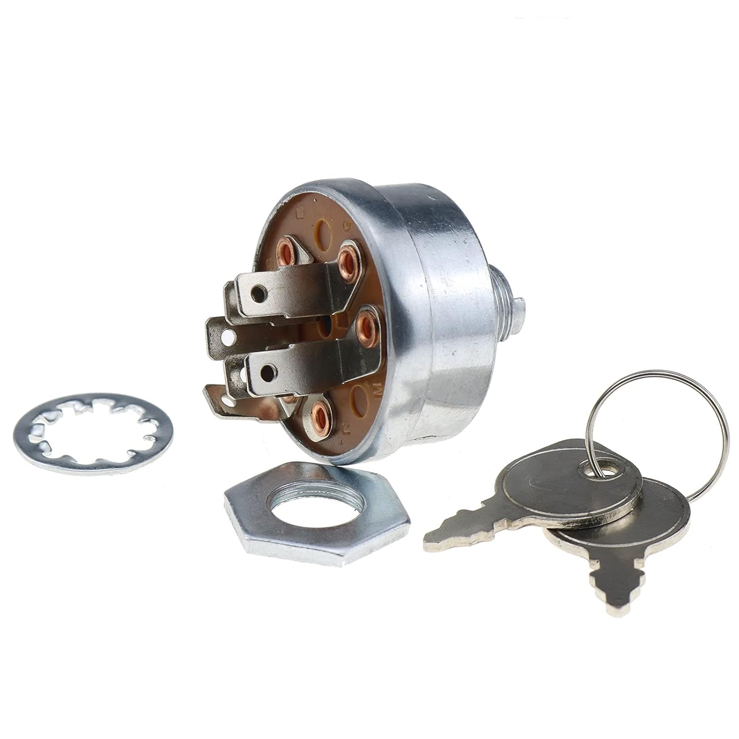 Interruptor de arranque Interruptor de encendido W2 llaves AM38227 33-398 430-110 para Oregon John Deere 316 318 420-108 111 111H 112 112L 116 116H