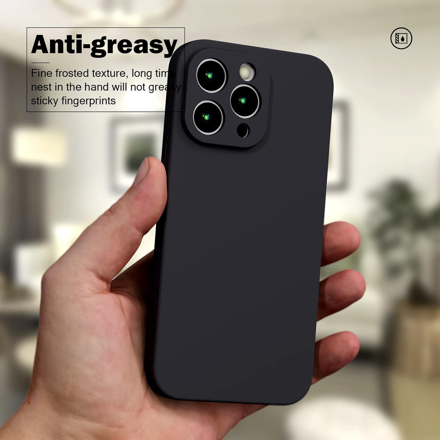 Funda para Xiaomi Redmi Note 12 Pro 5G Funda de silicona líquida de 6.67 pulgadas, delgada, sedosa y suave al tacto, TPU a prueba de golpes, con