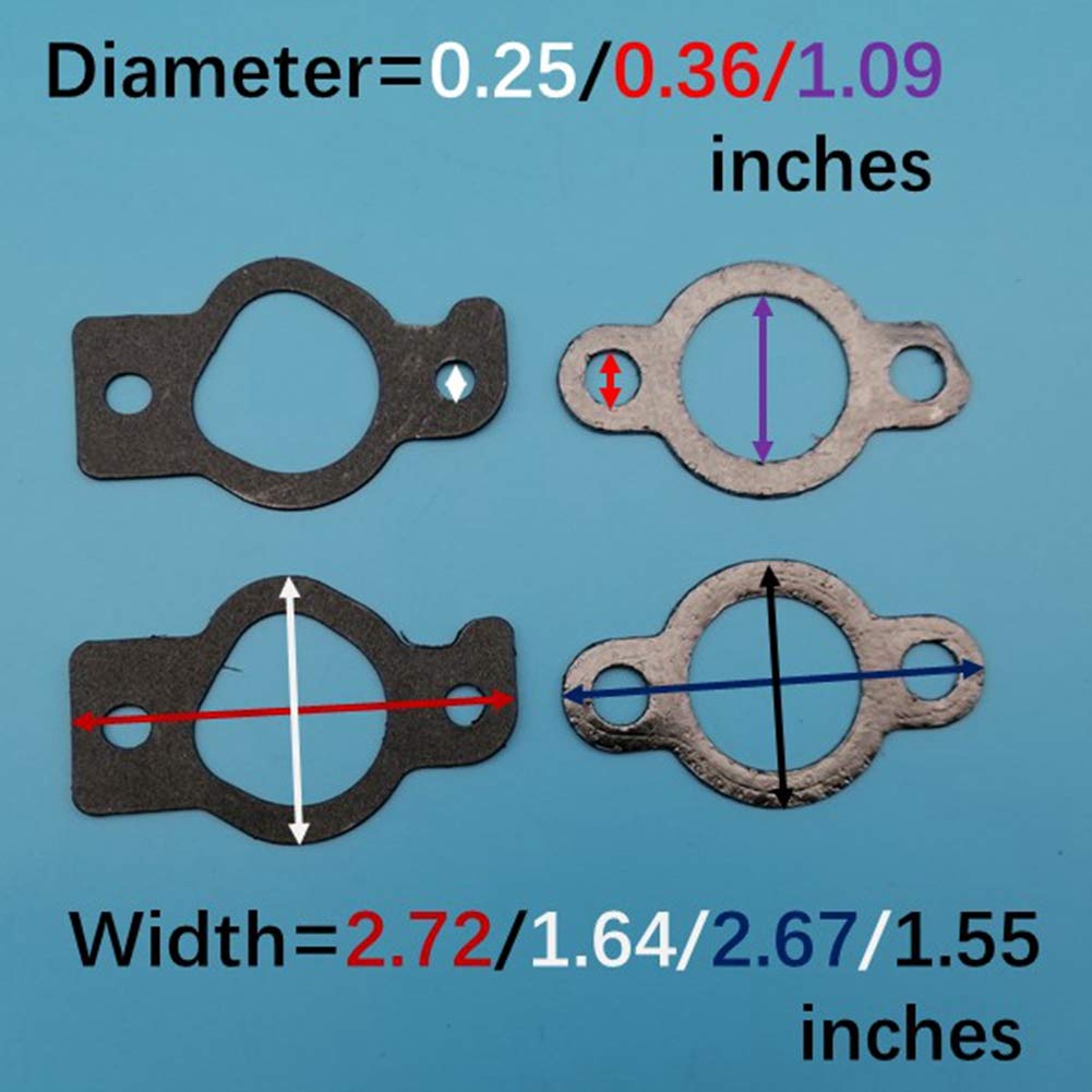 Juego de juntas de culata compatible con motor generador Kohler 24 841 01-S CH18 CH19 24 041 08-S CH20 CH21 24 841 02-S CH22 CH23 24 041 40-S 2 CH24