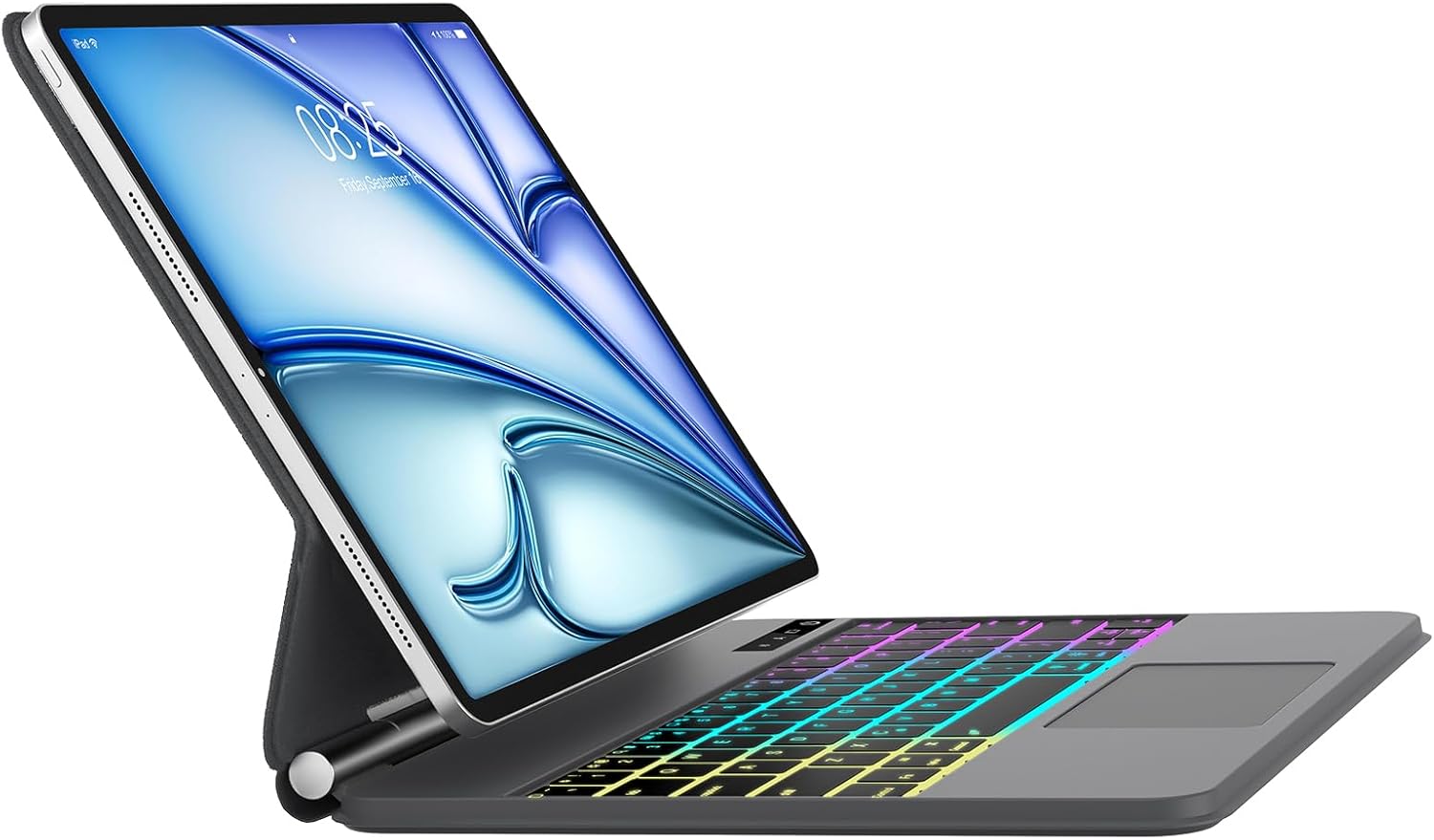 Magic Keyboard Funda para iPad Air de 13 pulgadas (M2, 2024), iPad Pro 12.9 (6543 generación) – Funda magnética para teclado con trackpad