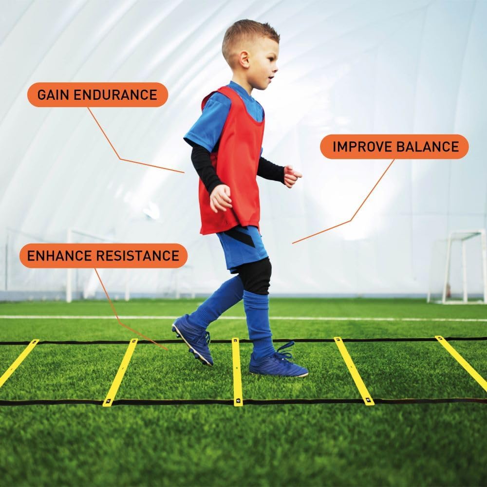Juego de equipos de entrenamiento de agilidad para entrenamiento profesional, adultos, jóvenes y niños. Juego de entrenamiento de fútbol y fútbol