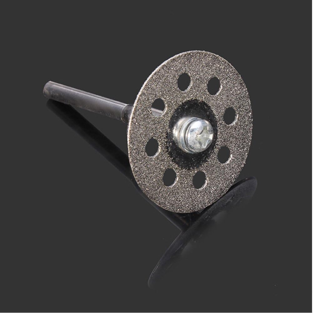 Lukcase – Rueda de corte de diamante, 10 unidades de discos de corte de diamante de 18 pulgadas, juego de cuchillas para herramienta giratoria Dremel