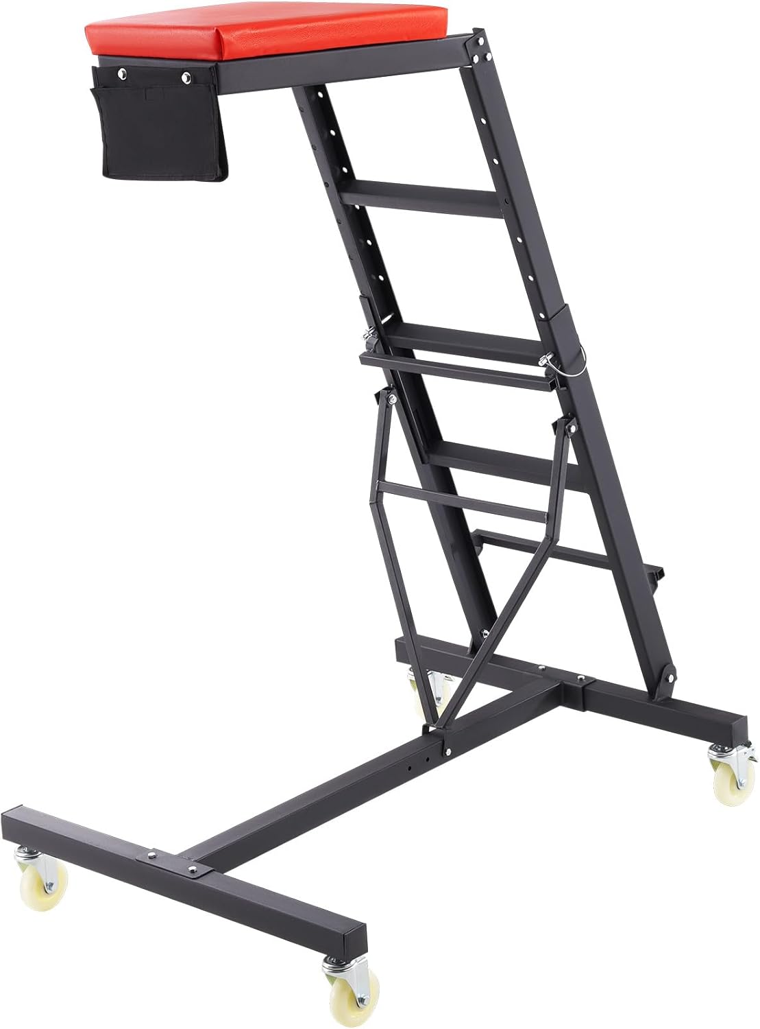 VEVOR Enredadera automotriz superior, con altura ajustable de 49.6 a 75.6 pulgadas, capacidad de 400 libras, 4 ruedas giratorias, enredadera