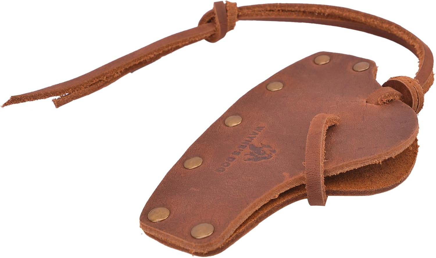 Funda de cuero duradera para hacha, cubierta de cabeza de hacha, protector de hoja de hacha, herramienta de camping