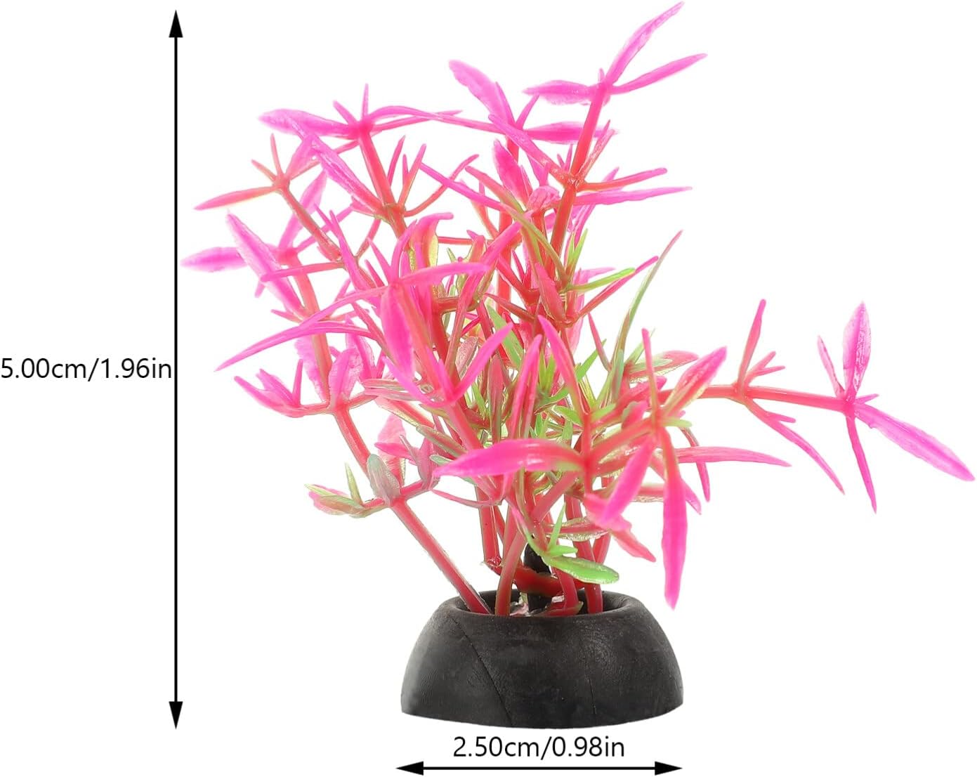 POPETPOP 20pcs acuario paisajismo tanque de juguete grande tanque de peces viva plantas suculentas plantas artificiales acuáticas falsas decoración