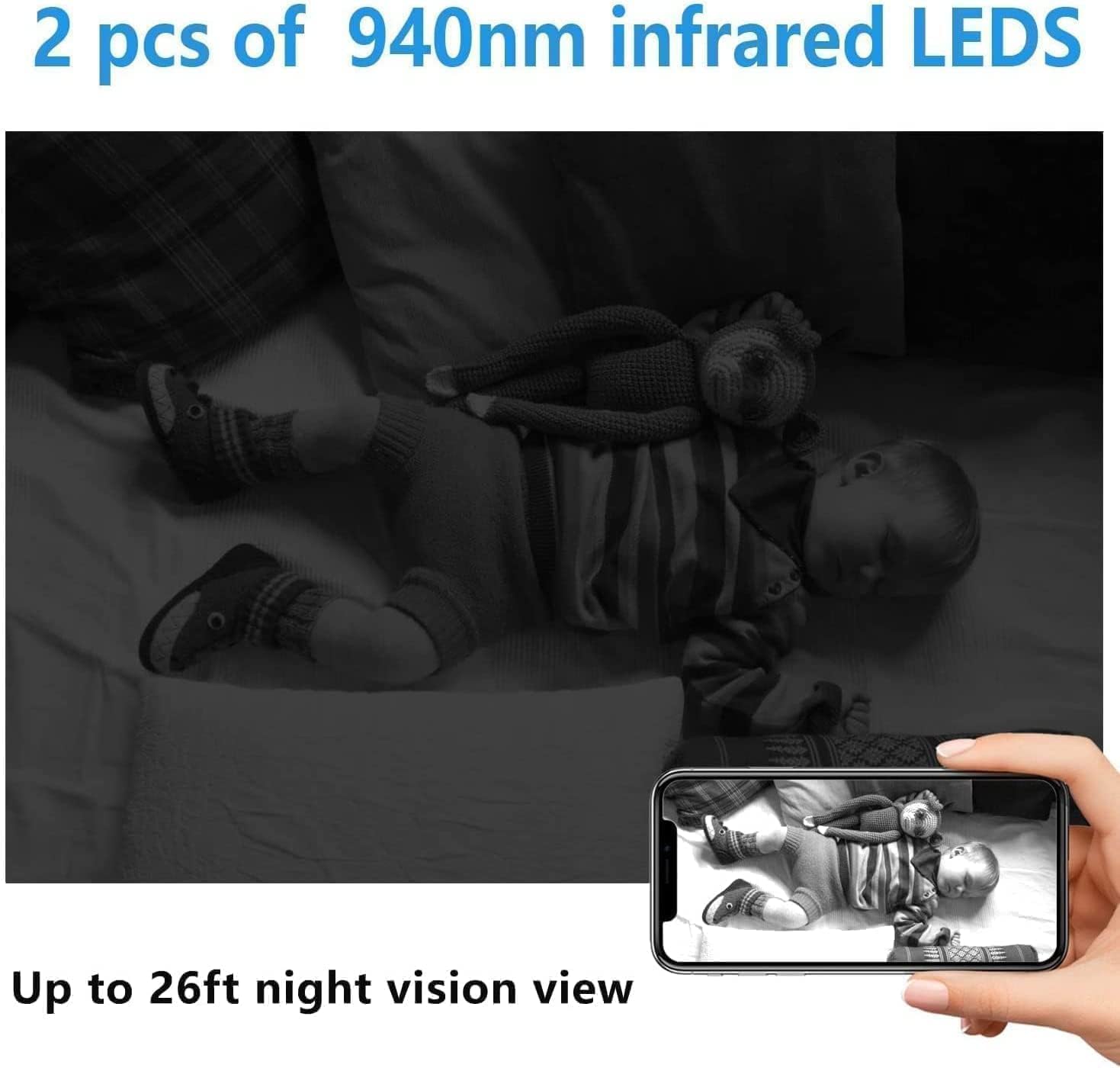 Cámara WiFi inalámbrica más pequeña, cámara remota inalámbrica espía, cámara de seguridad WiFi 1080P, cámara IP portátil con visión nocturna,