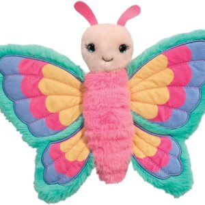 Douglas Britt Mariposa dedo marioneta de peluche de peluche Douglas Britt Mariposa dedo marioneta de peluche de peluche