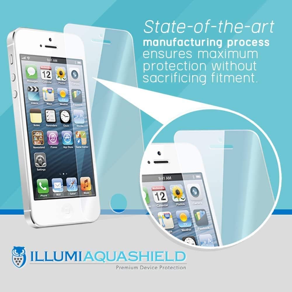 ILLUMI AquaShield – Protector de pantalla compatible con Xiaomi Mi Band 7 (paquete de 6) sin burbujas de alta definición transparente y flexible