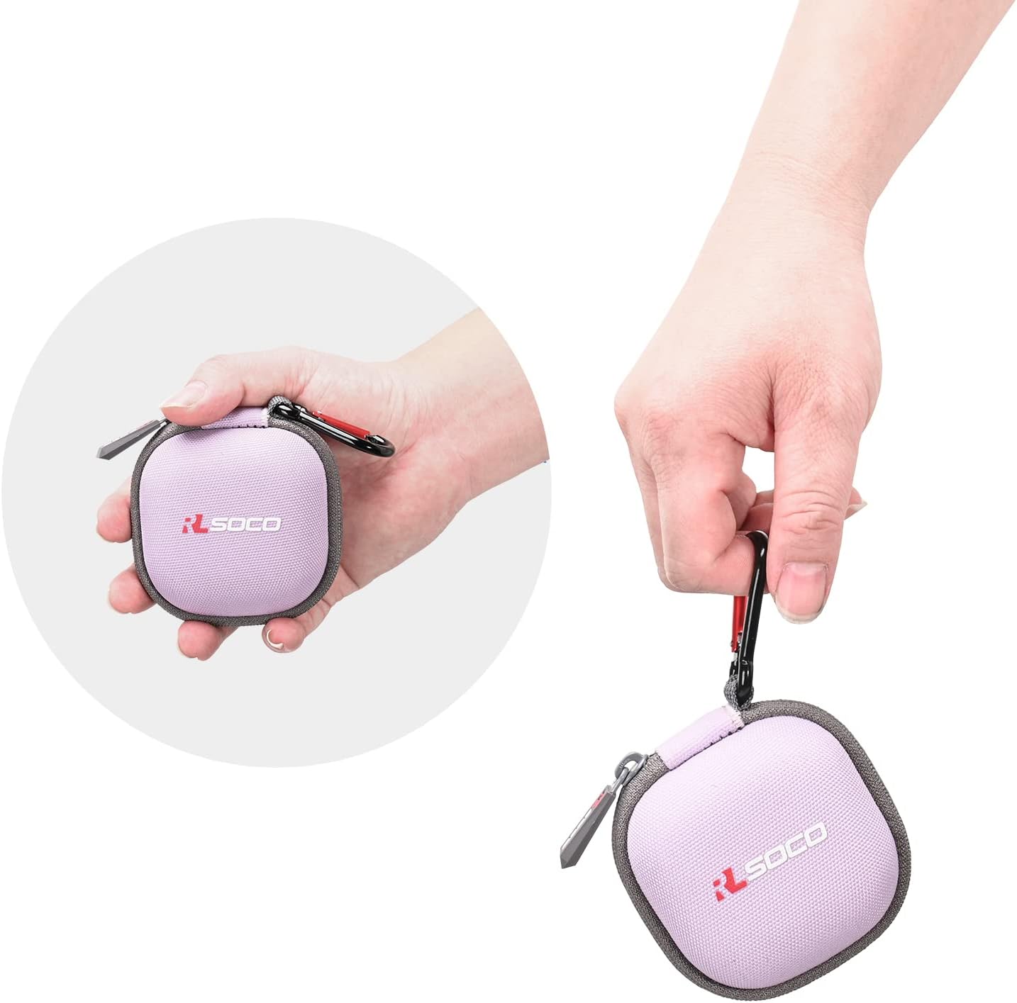 RLSOCO Funda para auriculares inalámbricos con cancelación de ruido Beats Fit ProFit Pro x Kim True (morado)