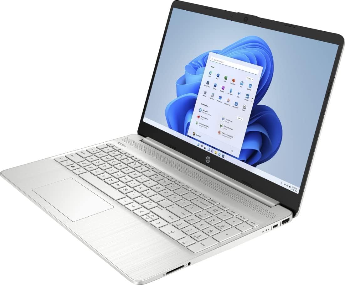 HP Laptop con pantalla táctil de 15.6 pulgadas 2023, procesador Intel Core i3-1115G4, 8 GB de RAM, SSD de 256 GB, gráficos Intel UHD, teclado