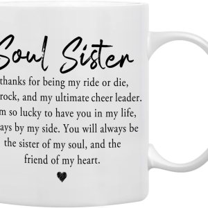 Taza de café con definición de hermana del alma, mejor amiga, mejor amiga, mejor amiga, hermana del alma, regalos para mujeres y niñas, regalo Taza de café con definición de hermana del alma, mejor amiga, mejor amiga, mejor amiga, hermana del alma, regalos para mujeres y niñas, regalo