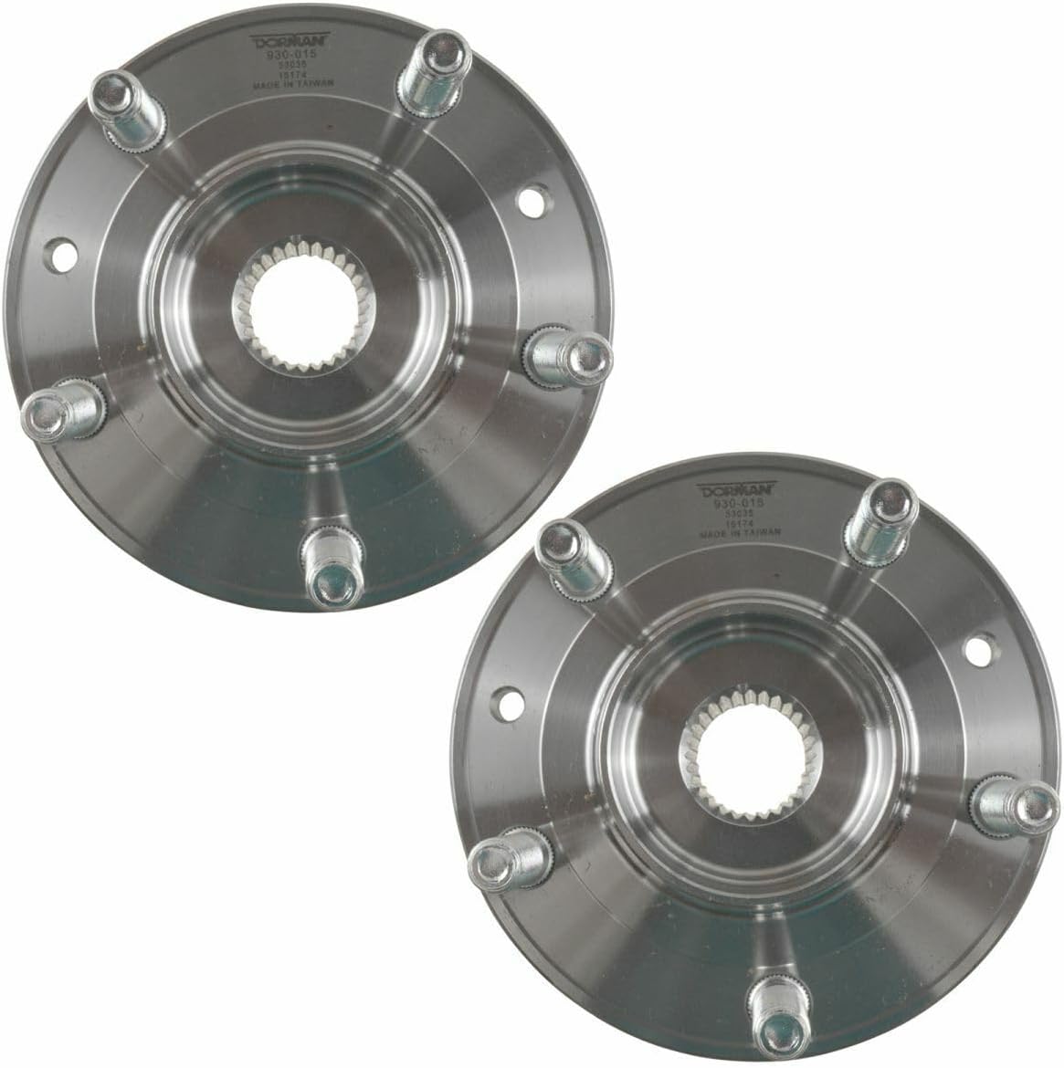 IINAWO 2 piezas de cubo de rueda y conjunto de cojinetes delantero izquierdo conductor derecho lado pasajero 231658706