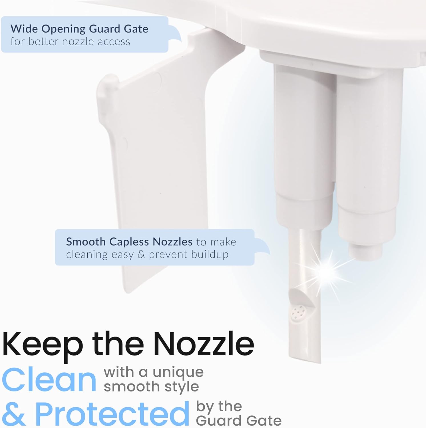 LUXE Bidet Luxe TS1008E – Asiento de inodoro alargado y cómodo con cierre lento y NEO 185 Plus, accesorio de asiento de inodoro de próxima