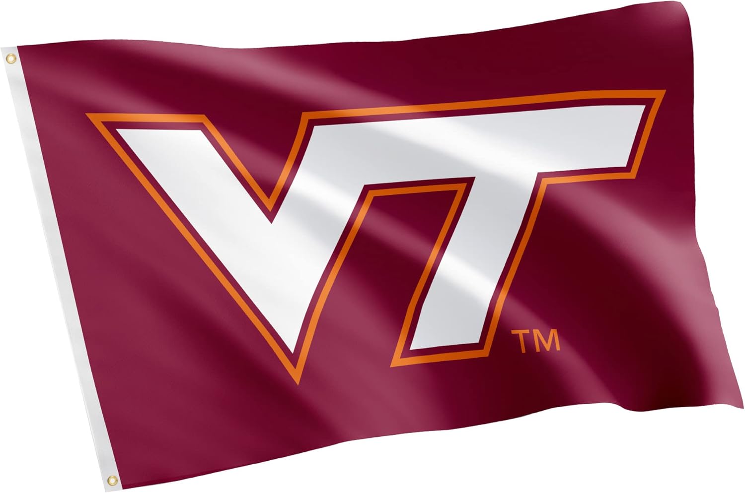 Desert Cactus Virginia Tech Flag Hokies VT Banderas 100% poliéster para interiores y exteriores, 3 x 5 (estilo 1)