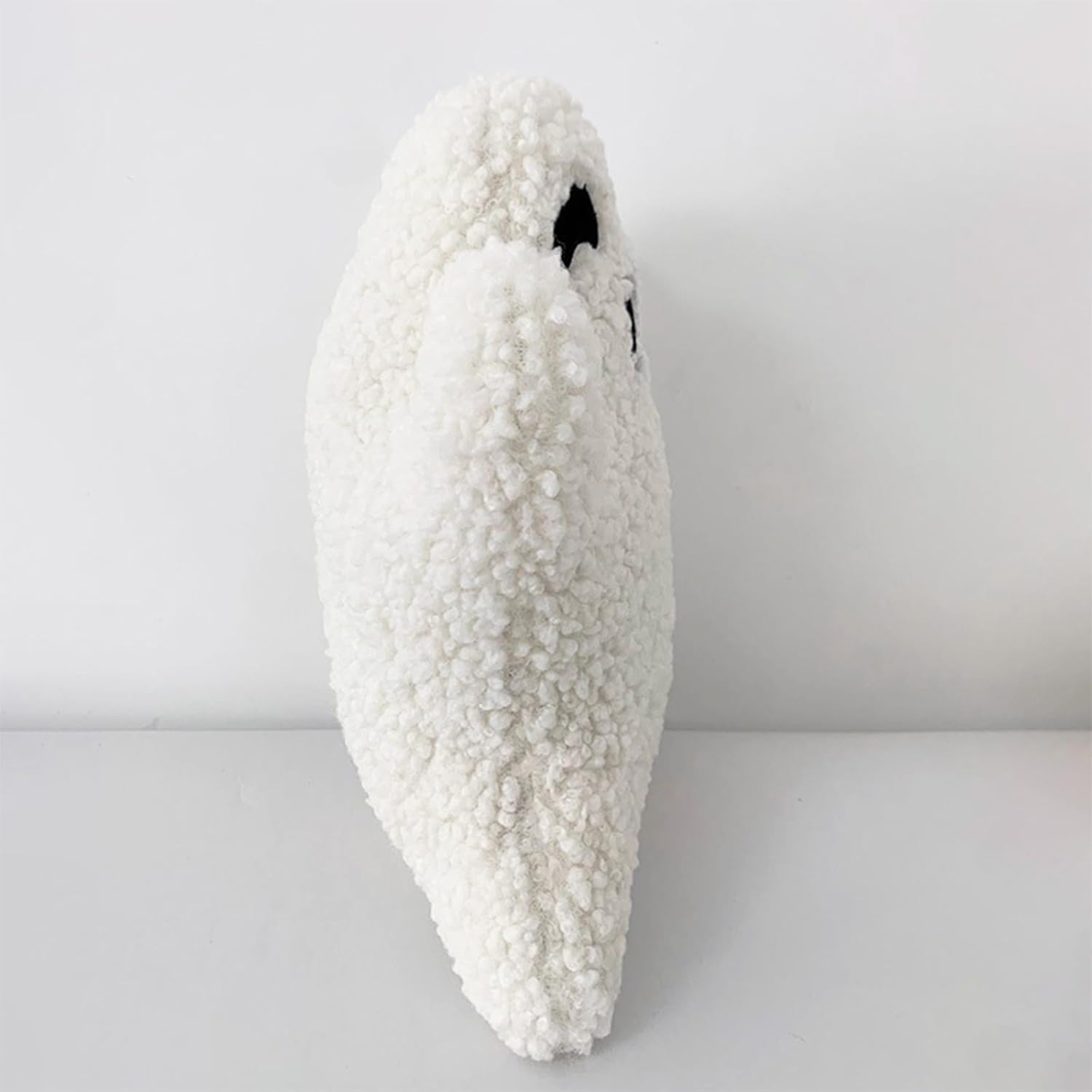 Almohada fantasma, ropa de cama de Halloween, almohada en forma de fantasma, almohada de fantasma, almohada fantasma de Halloween (15.7 pulgadas)