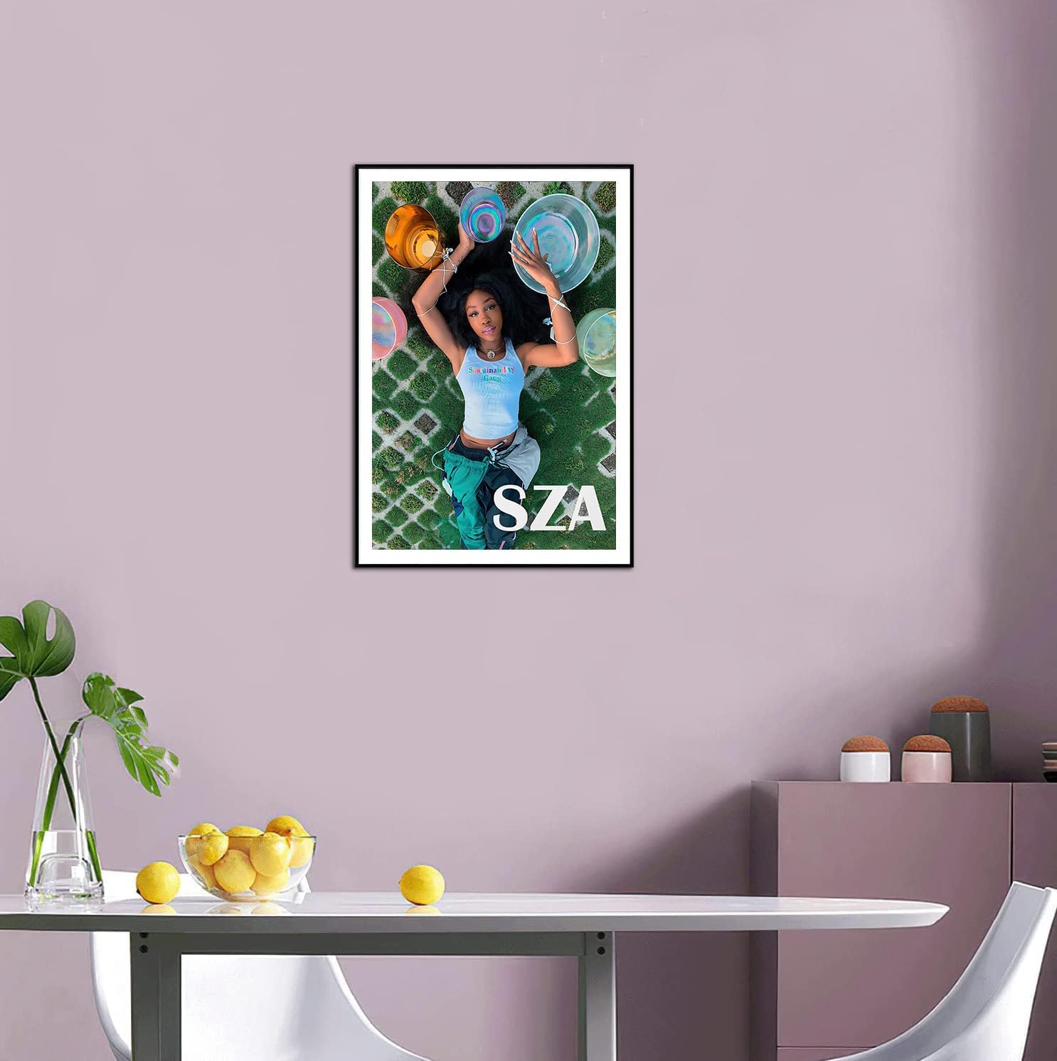 SZA – Póster musical con portada de álbum, impresión limitada de rapero, lienzo, arte de pared, estética, para adolescentes y niñas, decoración de
