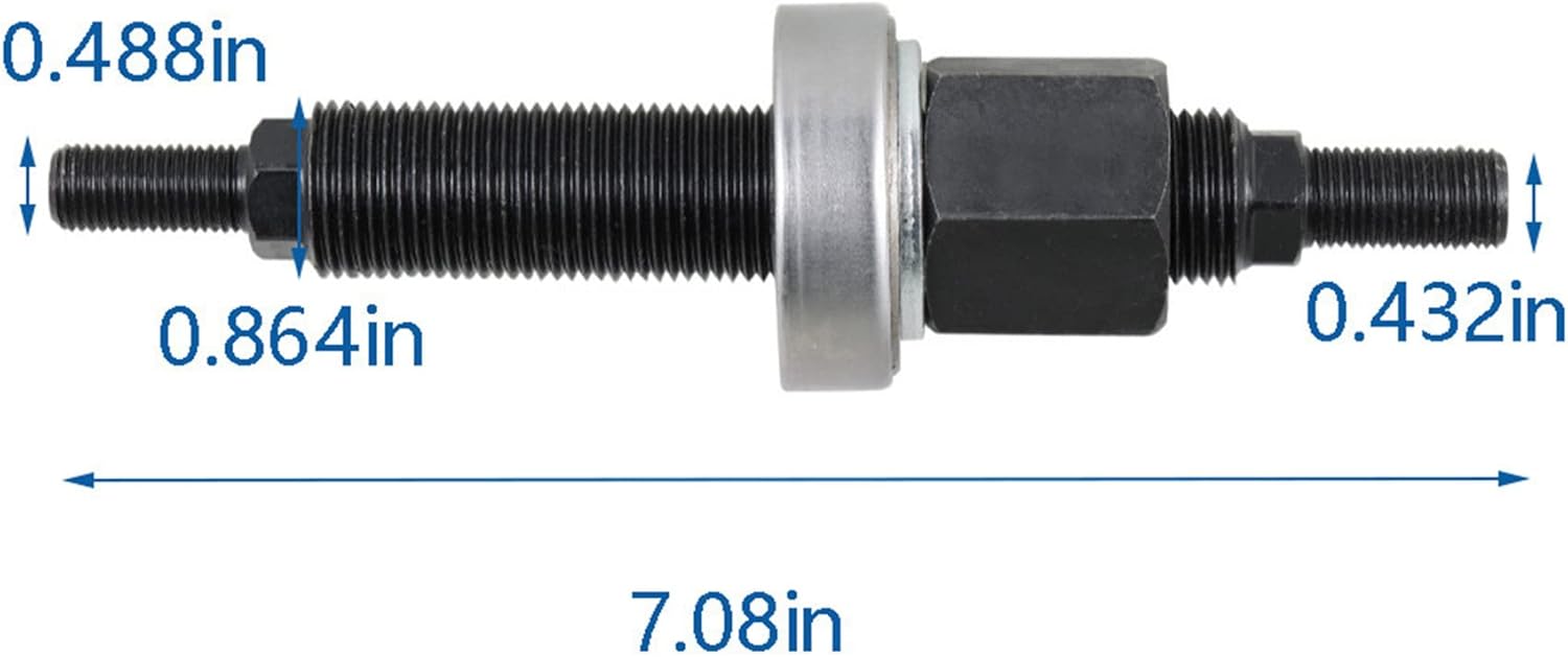 WFLNHB Harmonic Balancer Tool 66515 Herramienta de instalación de repuesto para Chevy SBC BBC bloque pequeño y grande