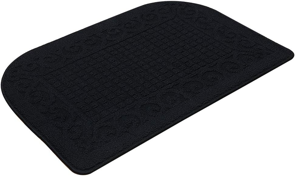 Las alfombras de cocina antifatiga están hechas de 100% polipropileno, semiredondas están especializadas en antideslizantes y lavables a máquina