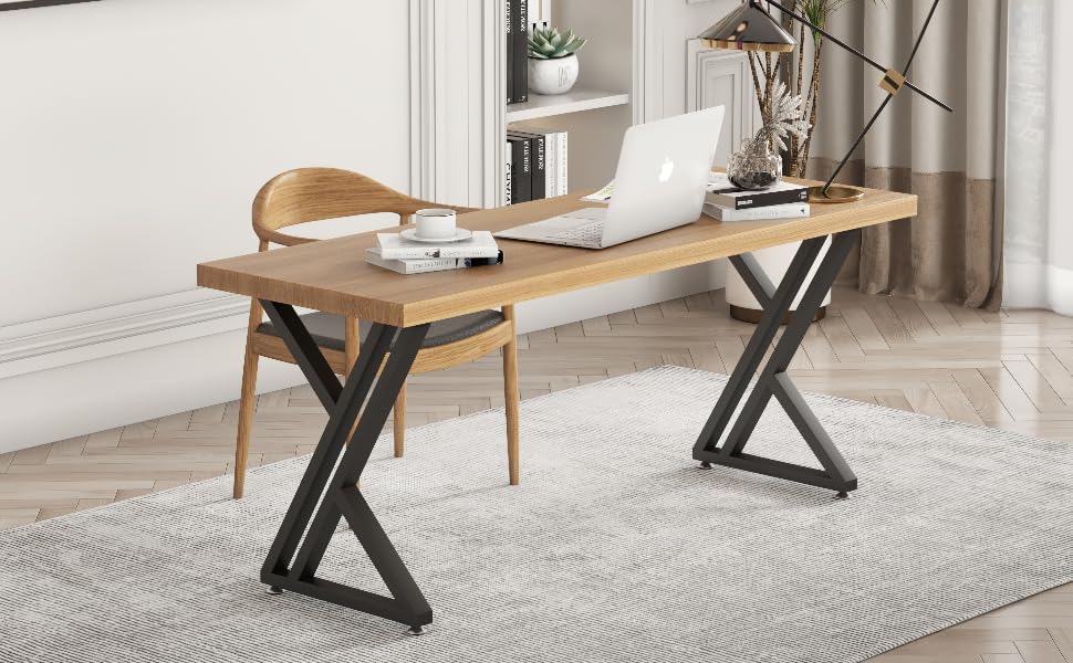 Patas de metal de 28 pulgadas, patas altas industriales modernas para mesa de café, patas de escritorio de metal negro, forma triangular, base para