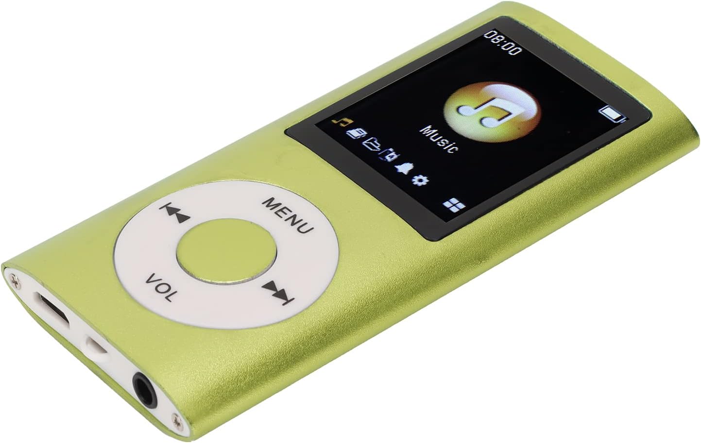 Reproductor de MP4, música portátil sin pérdidas, reproductor MP3 MP4, soporte para tarjetas de memoria, pantalla LCD delgada de 1.8 pulgadas,