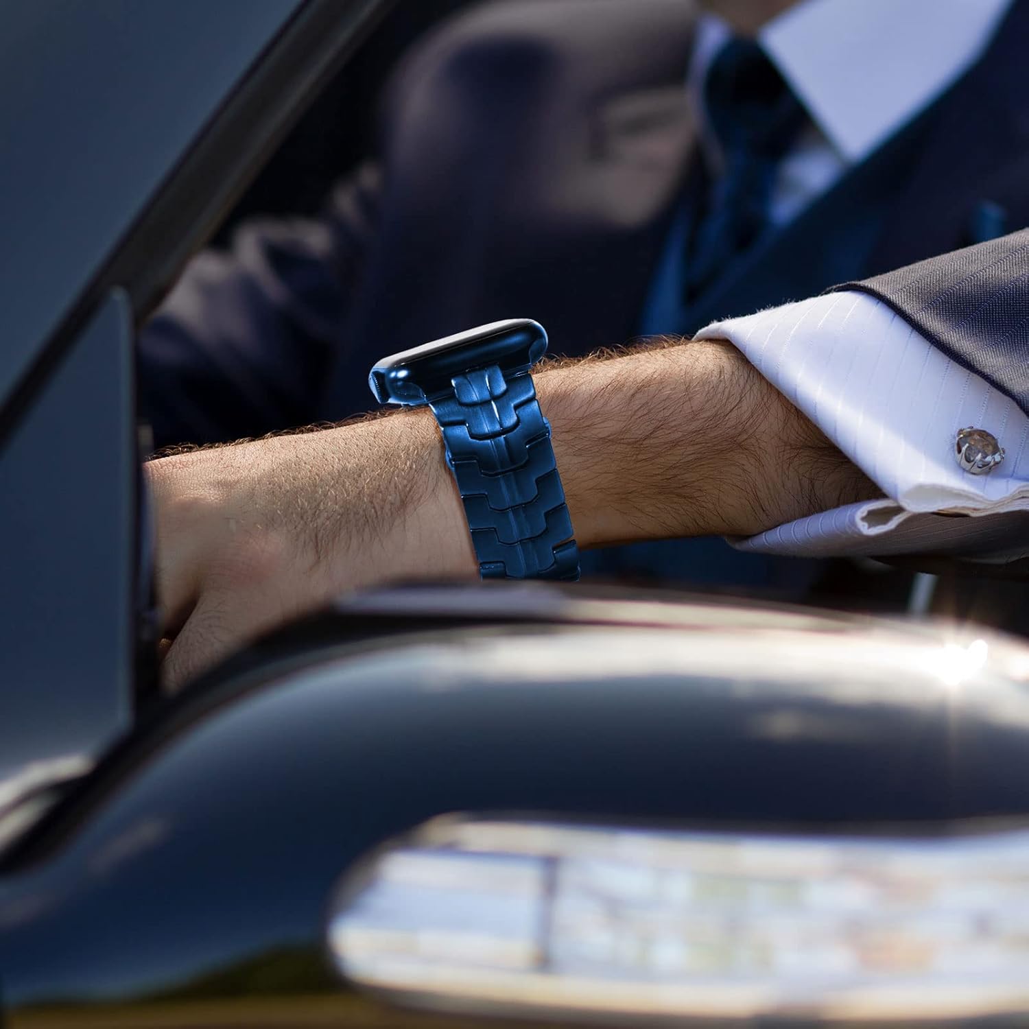 NewWays Stainless Steel Band Compatible with Apple Watch Band