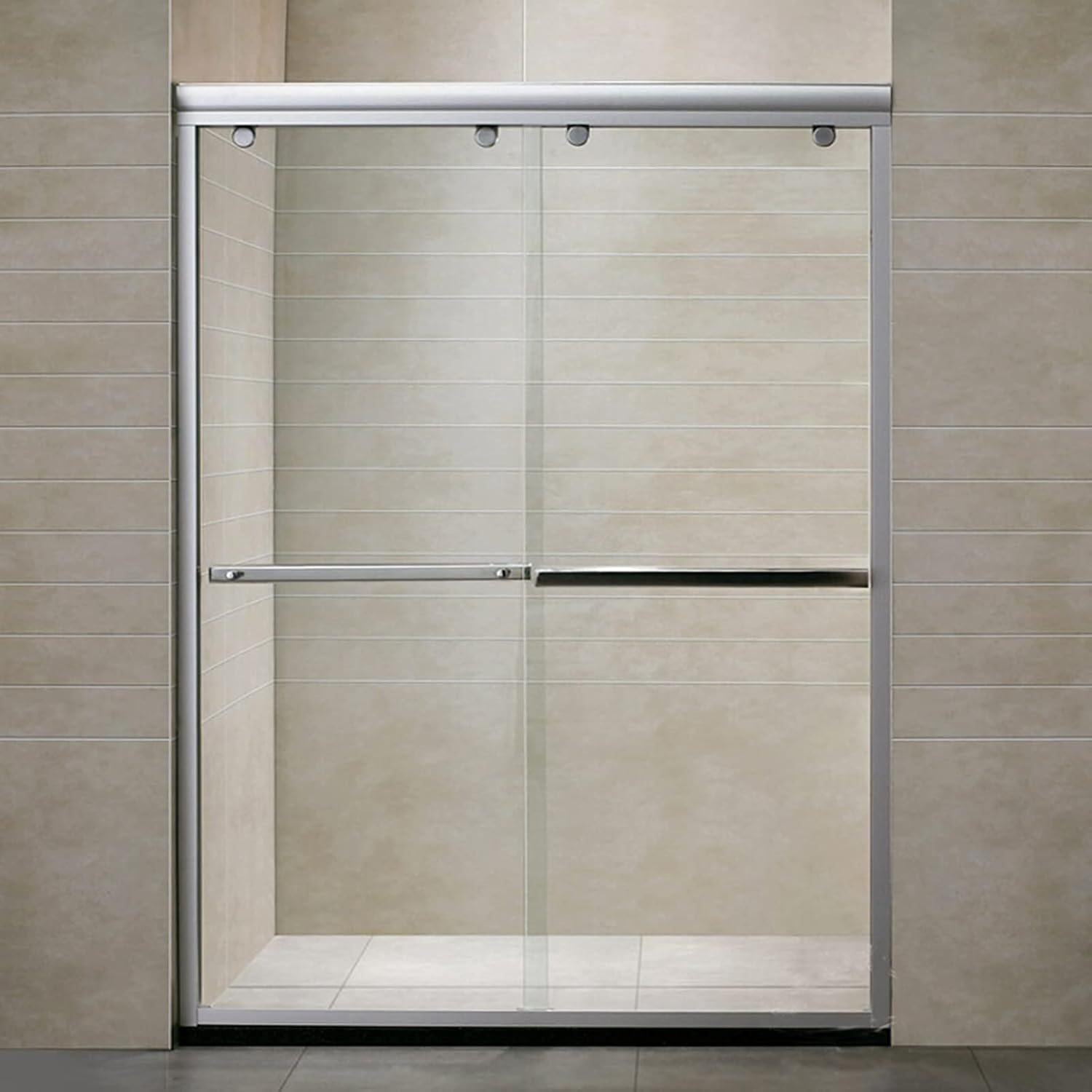 Manija de puerta de ducha y tiradores de piezas de repuesto para puerta de vidrio, pomos de puerta de baño para recintos de ducha, pantalla