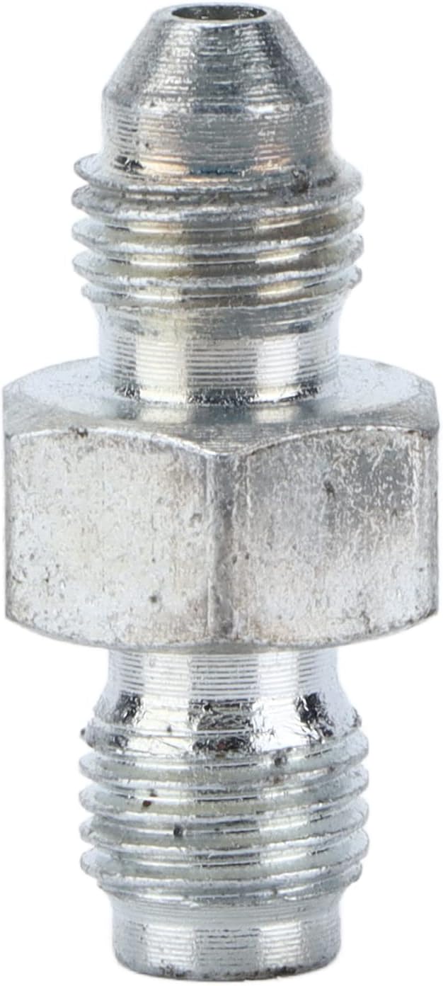 Adaptador de llamarada invertida para automóvil 3AN macho a 38-24 adaptador de llamarada invertida, adaptador de línea de freno de metal sólido 316