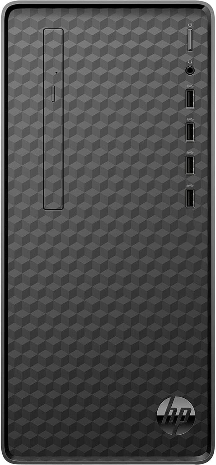 HP 2023 computadora de escritorio, procesador AMD Ryzen 5 5600G (6 núcleos), 12 GB de RAM, SSD de 512 GB, gráficos AMD Radeon, 8 puertos USB tipo A,