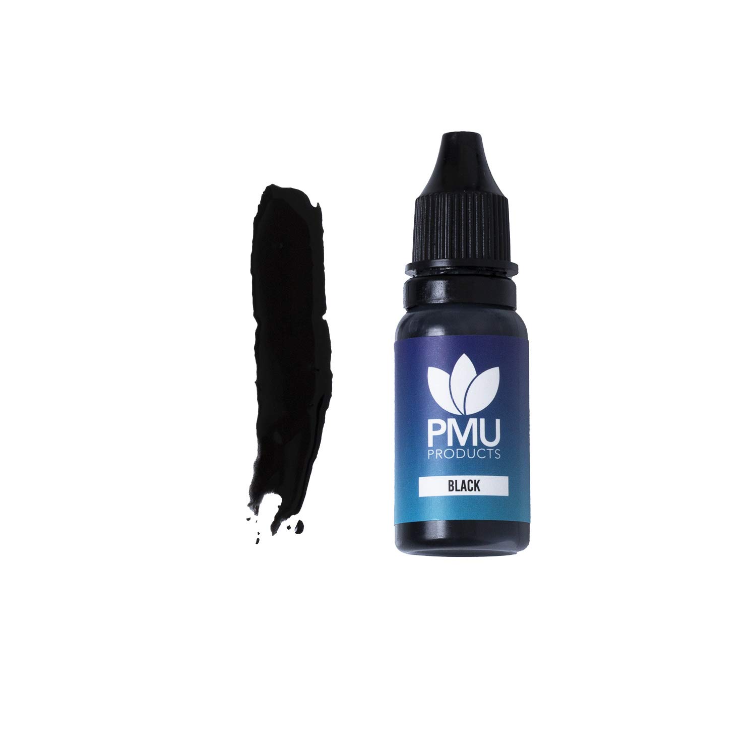 Microblading – Tinta de práctica de 0.5 fl oz  Tinta de práctica negra para bolígrafos, agujas y pieles de práctica  Pigmento de microblading para