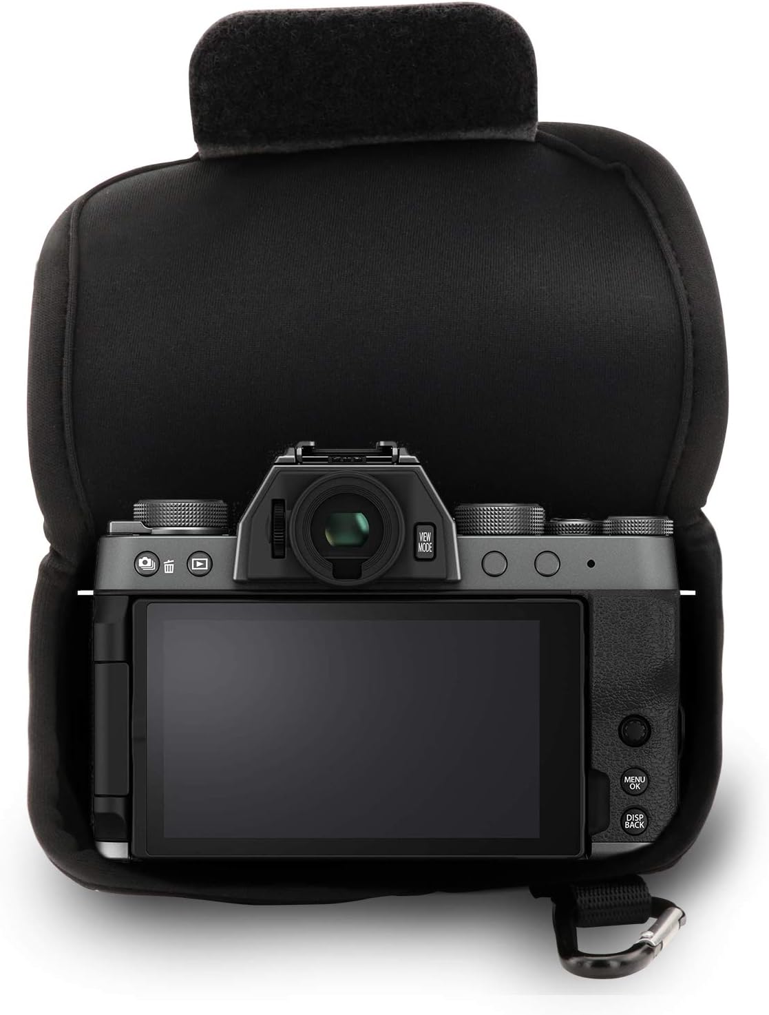 MegaGear MG1887 – Funda de neopreno ultra ligera para cámara compatible con Fujifilm X-T200 (XC15-1.772 in), color negro