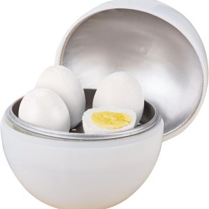Collections Etc Olla de huevos para microondas hervida perfecta Collections Etc Olla de huevos para microondas hervida perfecta