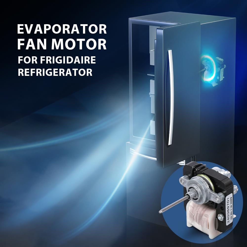 G-PLUS Motor del ventilador del evaporador apto para refrigerador Frigidaire 240369701