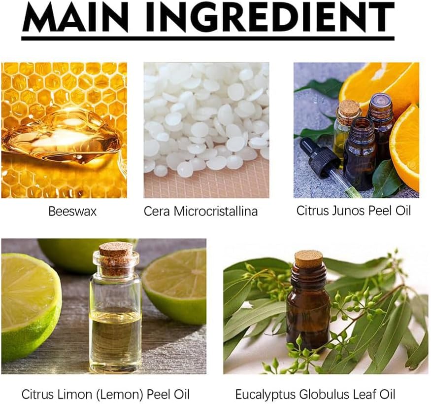 KCRPM Spray de cera de abeja natural micromolecularizada, aerosol de cera de abeja molecularizada, cera de abejas, esmalte y limpiador de muebles de