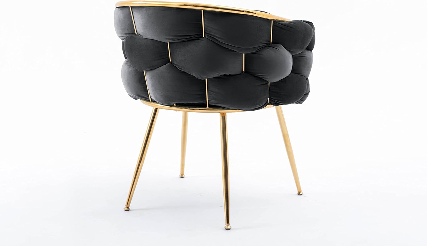 INMOZATA Silla decorativa de terciopelo moderna para dormitorio, silla de comedor para sala de estar, sofá individual, decoración de muebles,