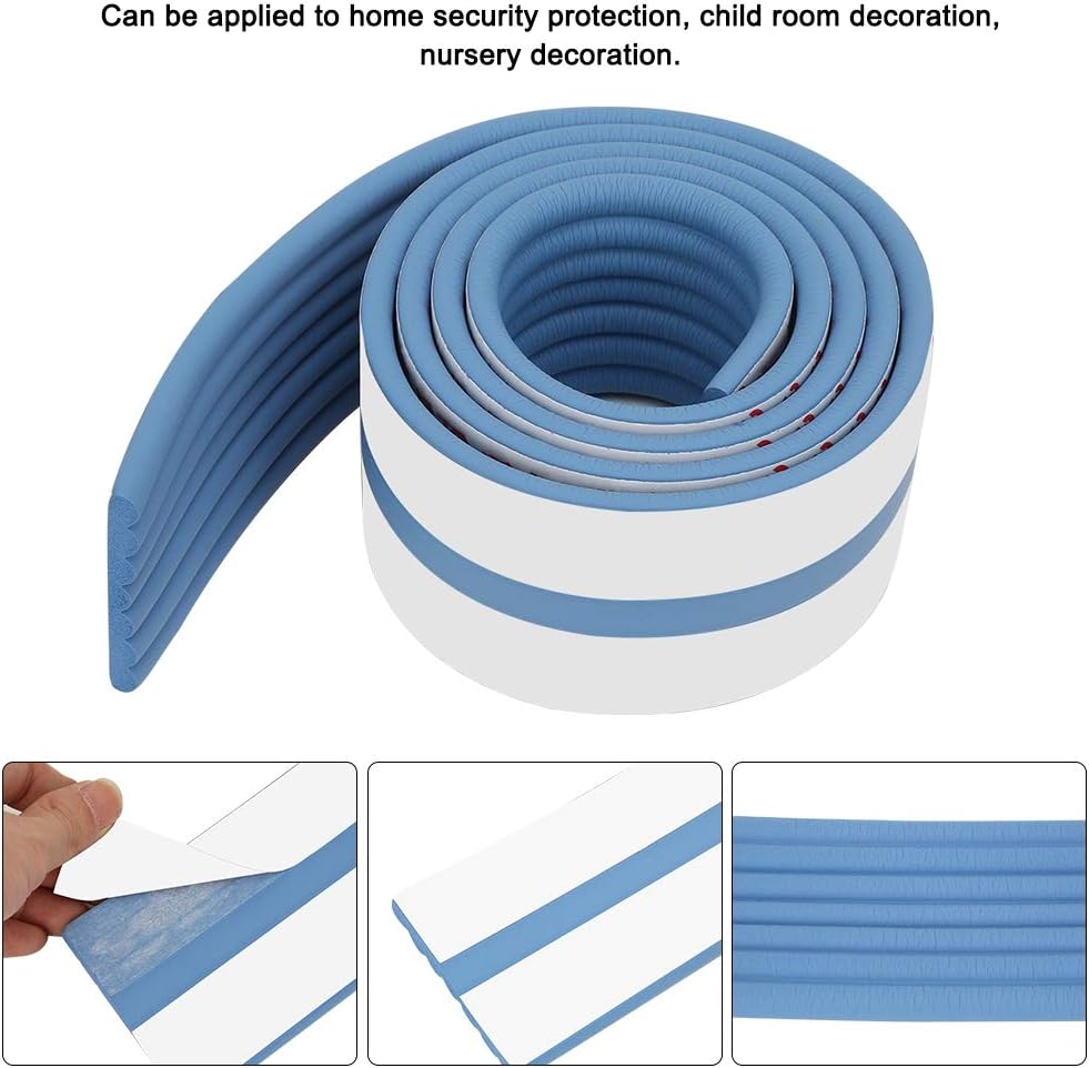 Inicio Protectores de esquina, protectores de esquina de borde de prueba de 6.5 pies multifuncional para niños parachoques de seguridad para niños