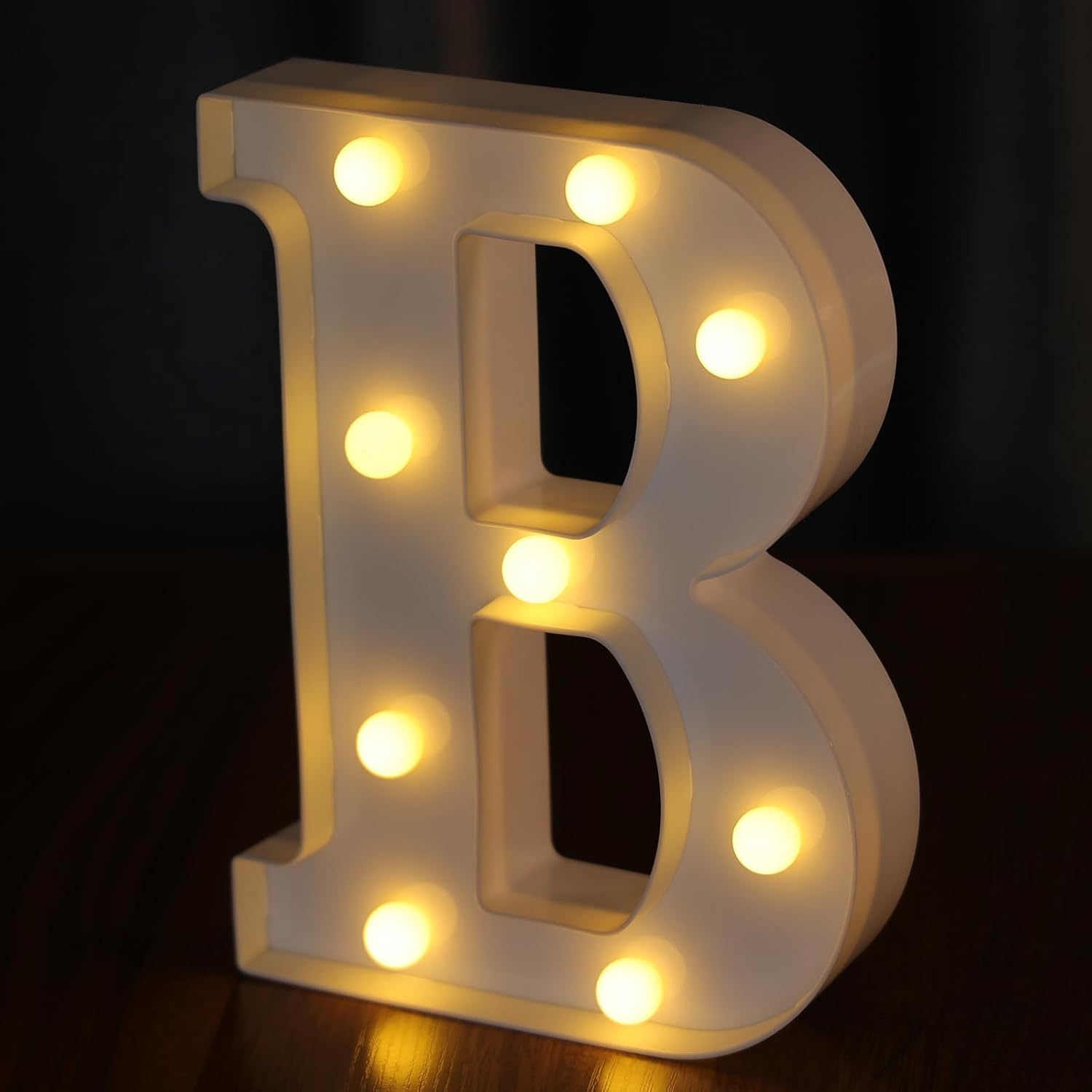 Letras iluminadas, letras LED, 26 alfabetos, letras iluminadas decorativas, a pilas, para fiestas, bares, luz de noche, decoración del hogar (letra