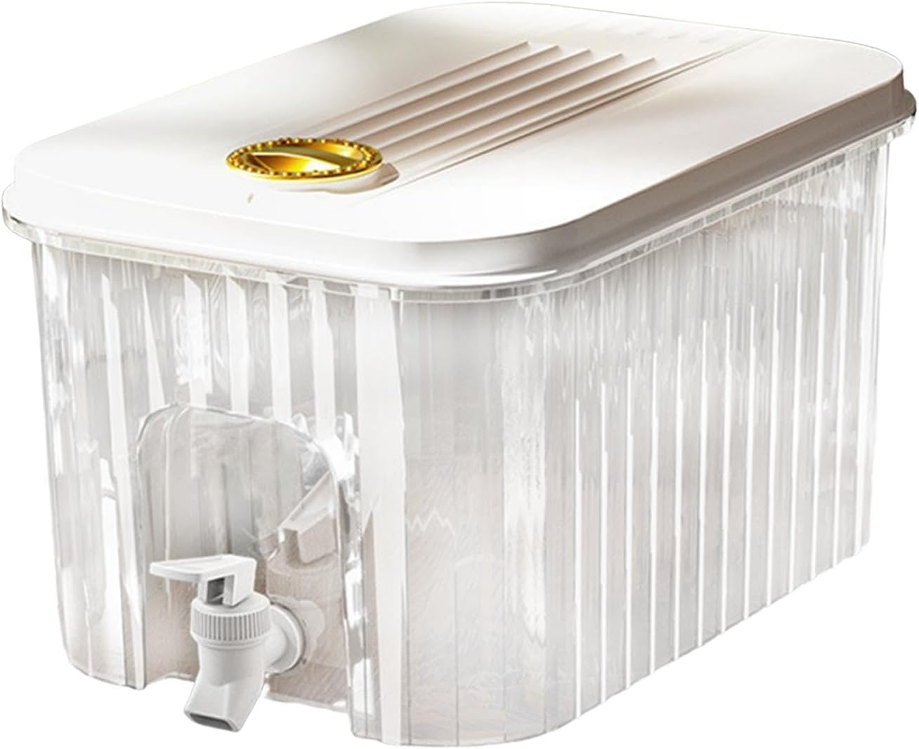Hervidor de agua fría con grifo, dispensador de bebidas, contenedor de bebidas duradero de gran capacidad, jarra de agua fría, para reunión de barra