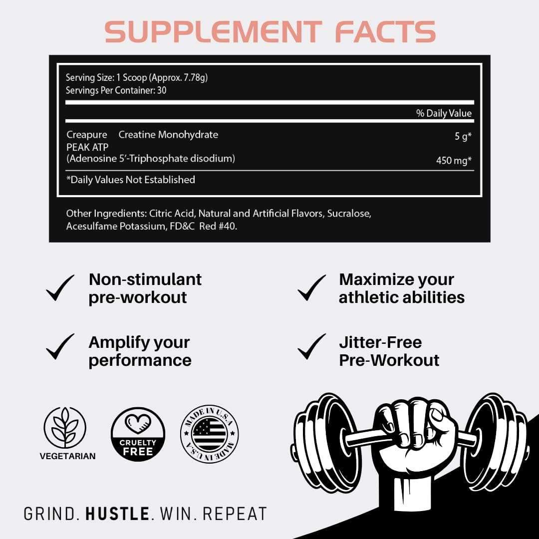 BLACKLABEL Supplements – Pure Power – Suplemento dietético preentrenamiento – Potenciador de rendimiento – Sin estimulantes – Constructor muscular –