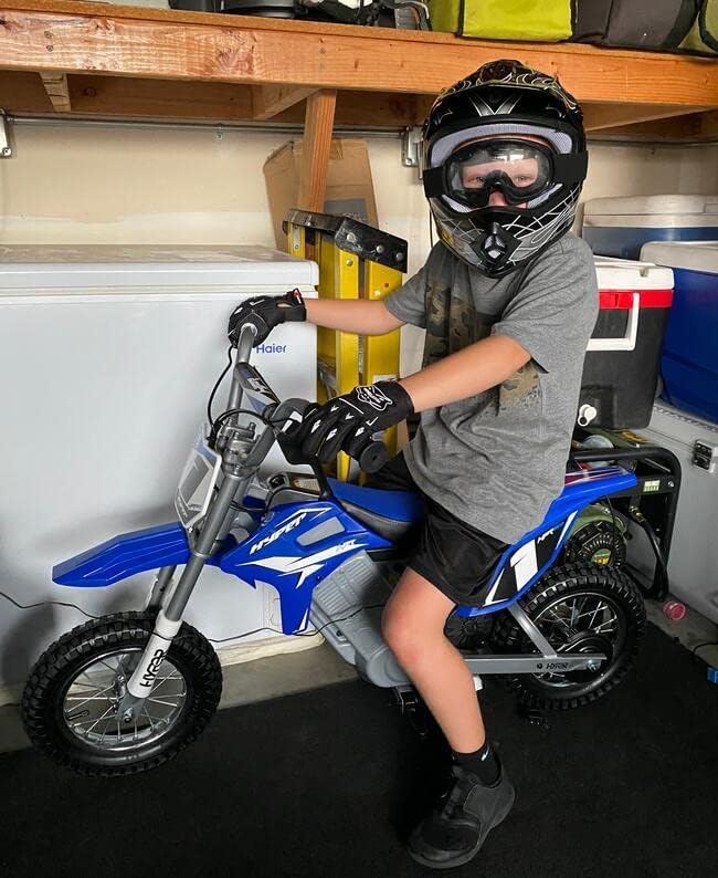 TCT-MOTORPARTS DOT – Casco de motocross ATV para niños y jóvenes, casco de cara completa