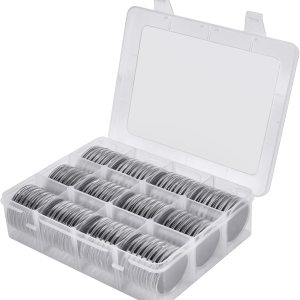 84 cápsulas de monedas de 1.811 in, con junta de espuma y caja organizadora de almacenamiento de plástico, estuche coleccionista de monedas para 84 cápsulas de monedas de 1.811 in, con junta de espuma y caja organizadora de almacenamiento de plástico, estuche coleccionista de monedas para