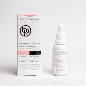 Beauty & Pharma Suero de levantamiento instantáneo 3% péptidos + 1% Oligo HA  Levanta, suaviza y revitaliza tu piel para un resplandor juvenil Beauty & Pharma Suero de levantamiento instantáneo 3% péptidos + 1% Oligo HA  Levanta, suaviza y revitaliza tu piel para un resplandor juvenil
