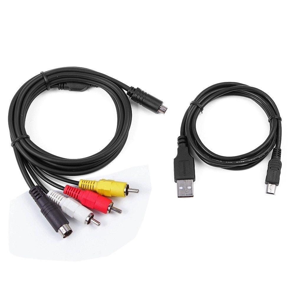 MaxLLTo Cable de sincronización de datos USB para videocámara Sony Handycam DCR-SX45elr