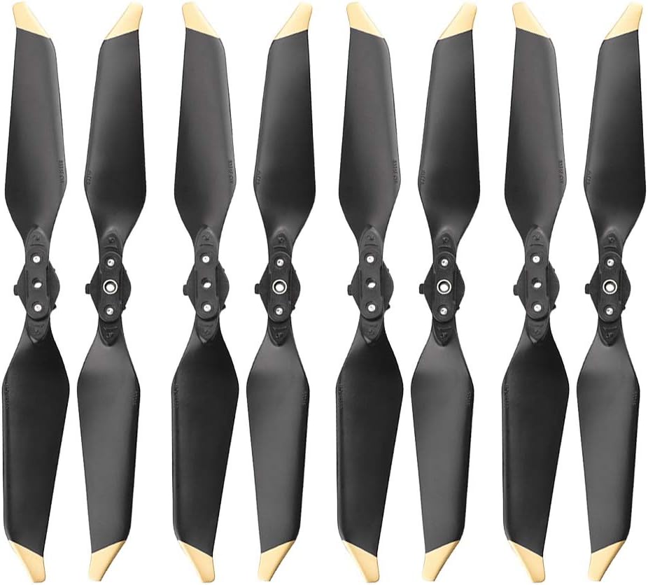 8331 48pcs Low Noise Propeller for DJI Mavic PRO Platinum Drone Noise Reduction Blade Props Camera Folding Propeller Blades (Color  2 Pair Silver)