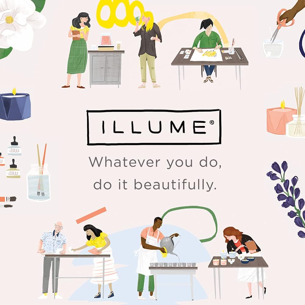 ILLUME Thai Lily – Vela de soja Demi Vanity Tin, rosa, 3 onzas