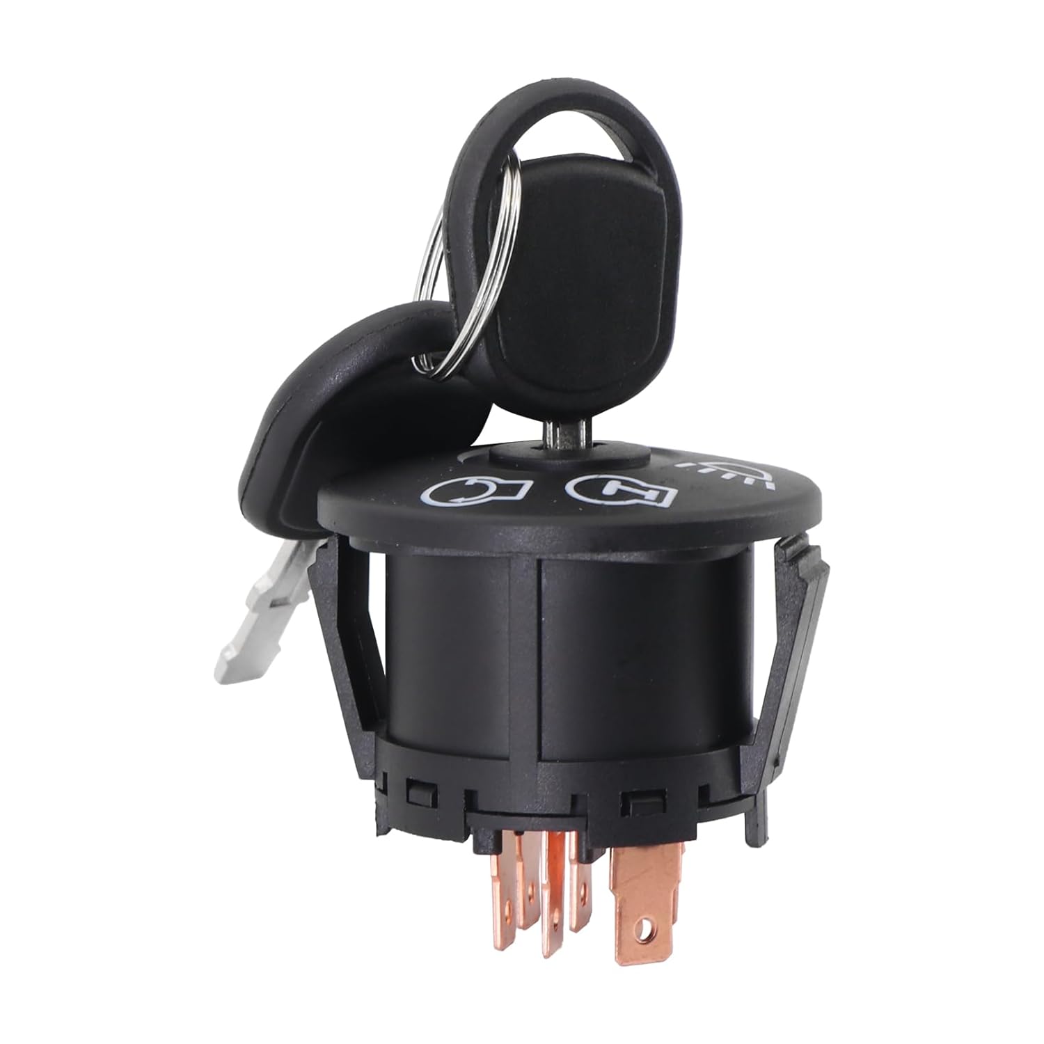 Interruptor de encendido con llave 7 terminales de repuesto para John Deere L100 L105 L107 L108 L110 L111 L118 L120 L130 125 135 145 155c 190c G110,